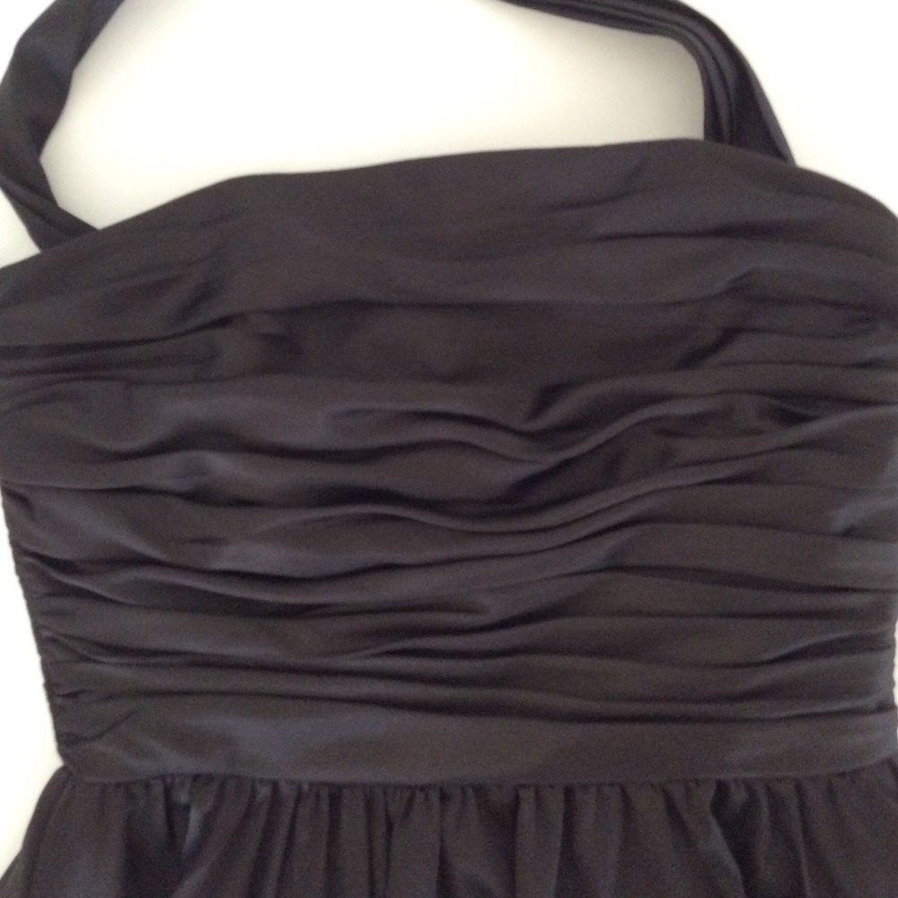 WHITE HOUSE BLACK MARKET BLACK SATIN COCKTAIL DRESS SIZE 2 NWT - Picture 5 of 9